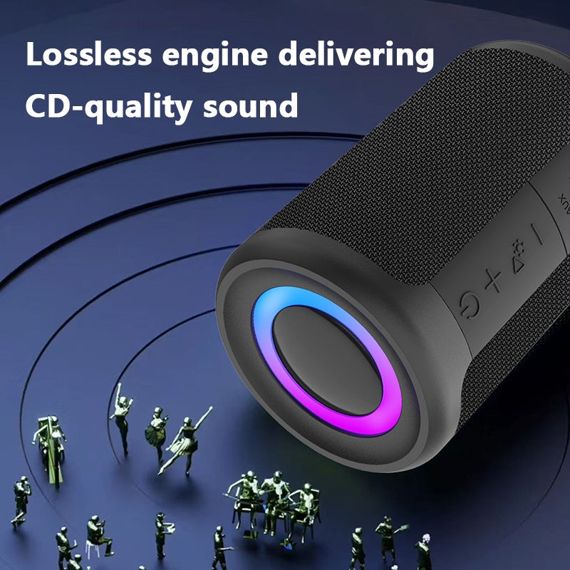 Bluetooth speaker dimensions and specification diagram