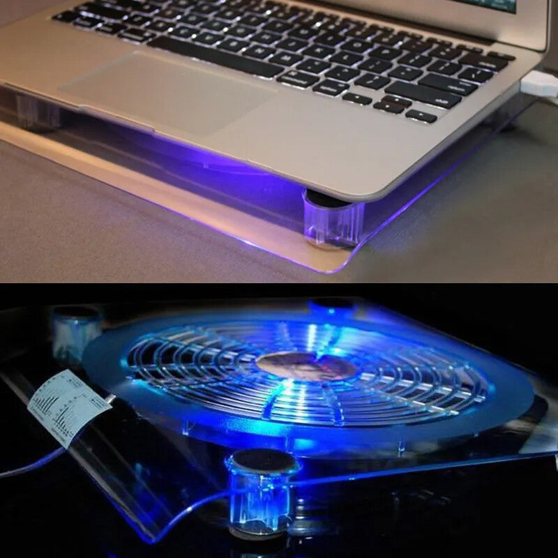 Laptop cooling pad adjustable stand positions