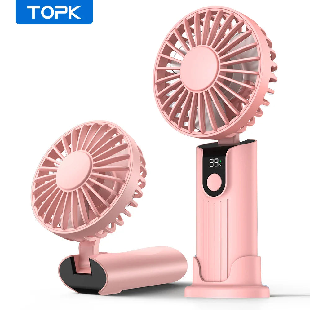 USB Rechargeable Mini Portable Fan-5